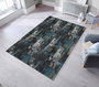 Conceptum Alfombra para Pasillo 100x150 cm, Poliéster, Impresión 3D, Lavable a Máquina, Antideslizante
